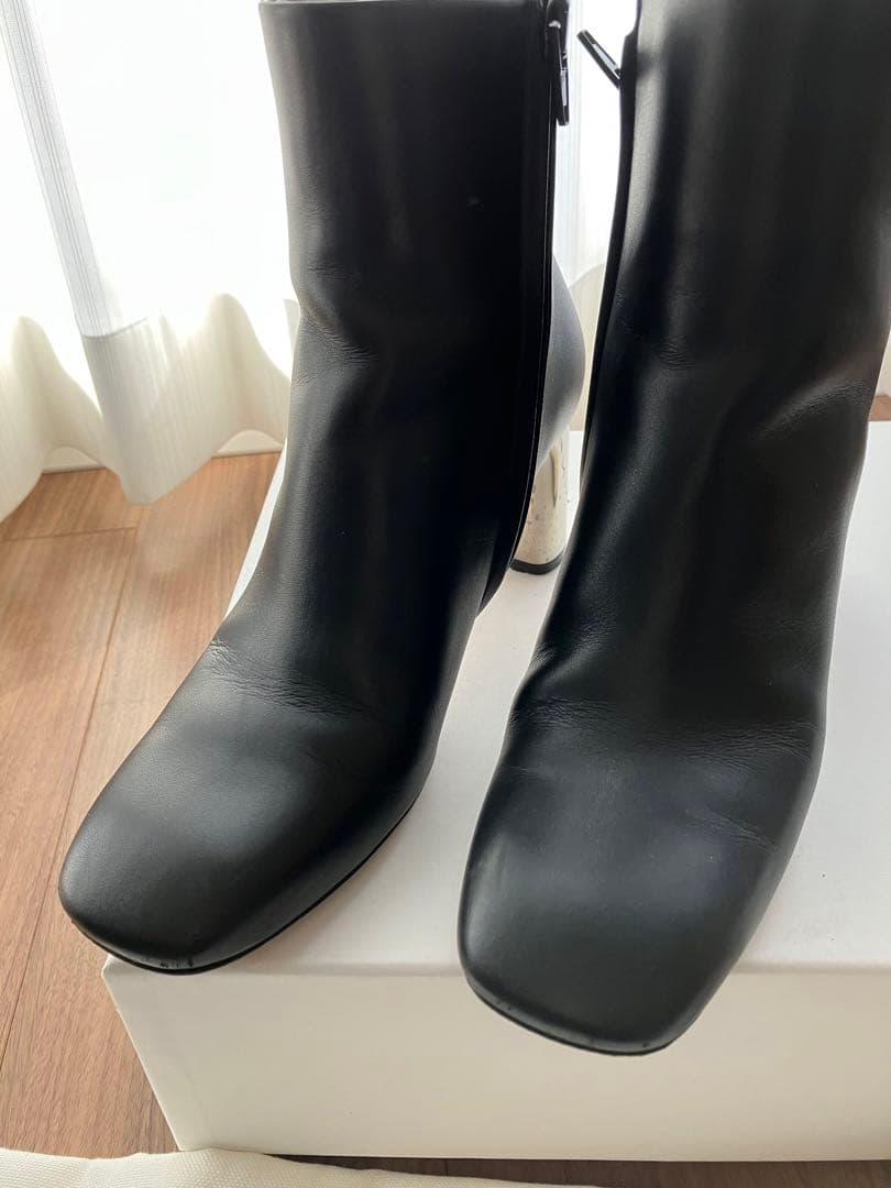 CELINE bambam メタルヒールショートブーツ　36