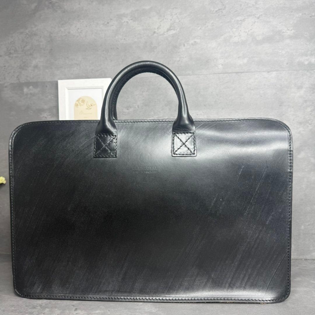 【極美品】GLEN ライトウェイト ブリーフケース ブライドルレザー