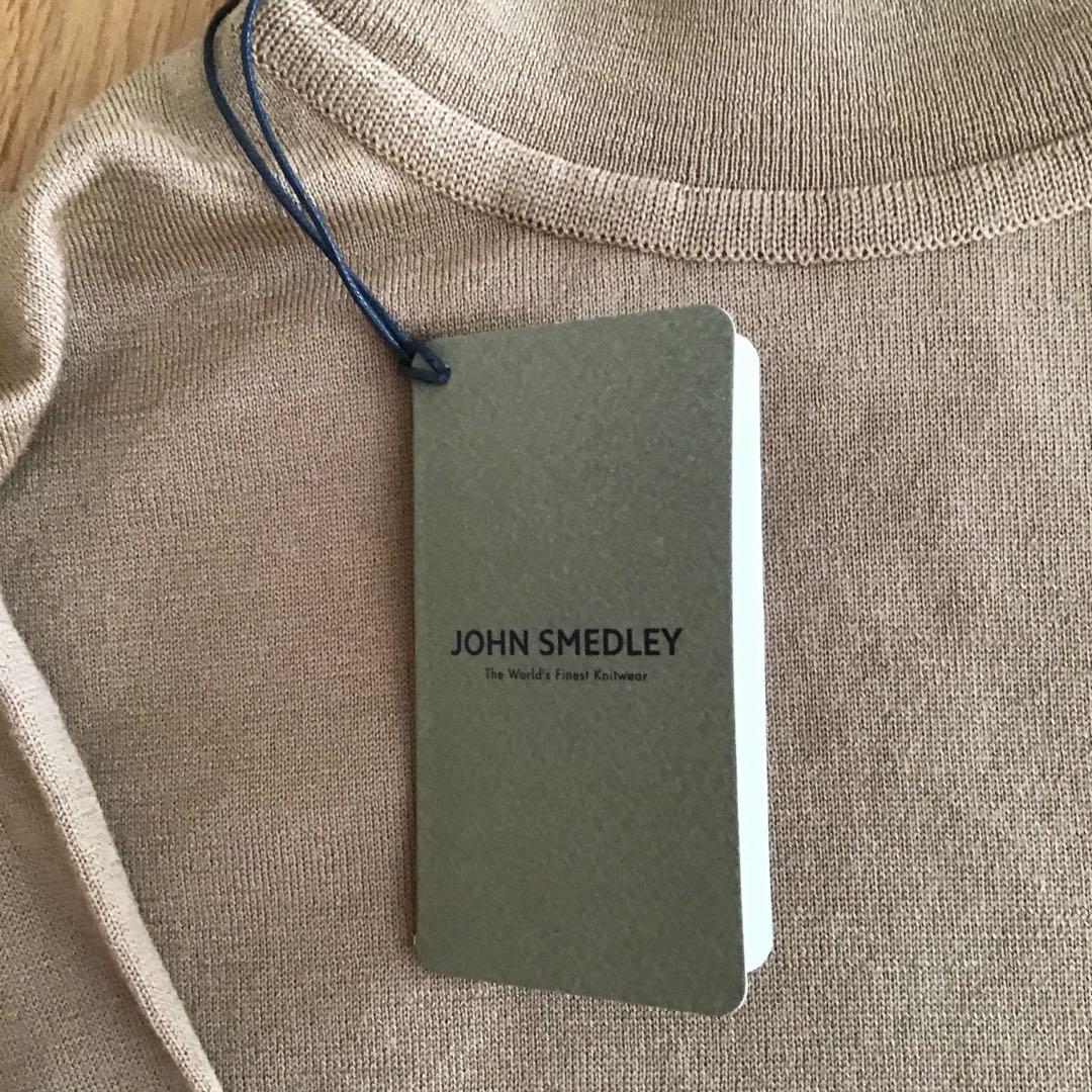 JOHN SMEDLEY ハイゲージベージュタートル　サイズS