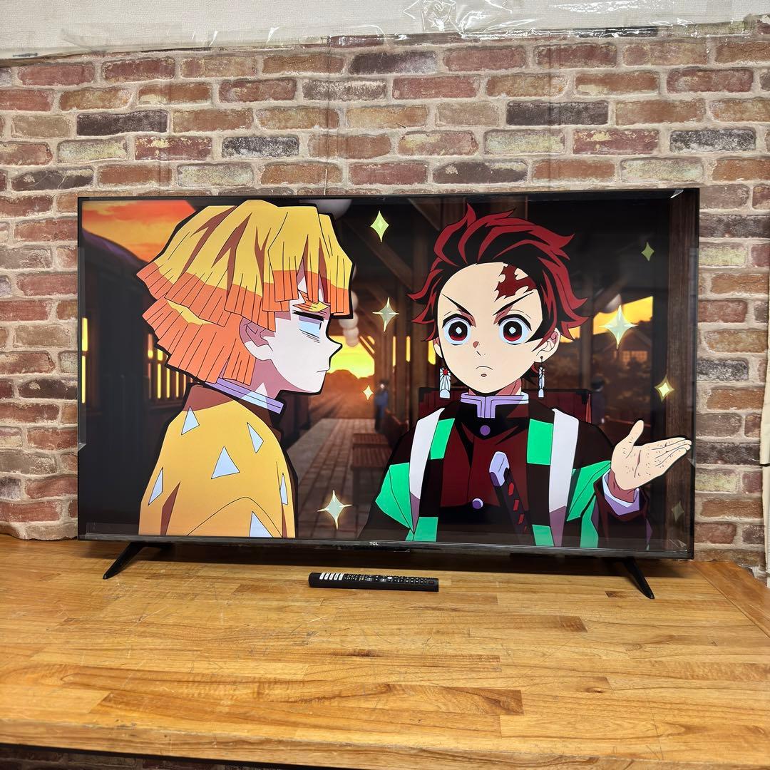 TCL 50V型4K 液晶テレビ スマートテレビ 50P615 動画配信アプリ○