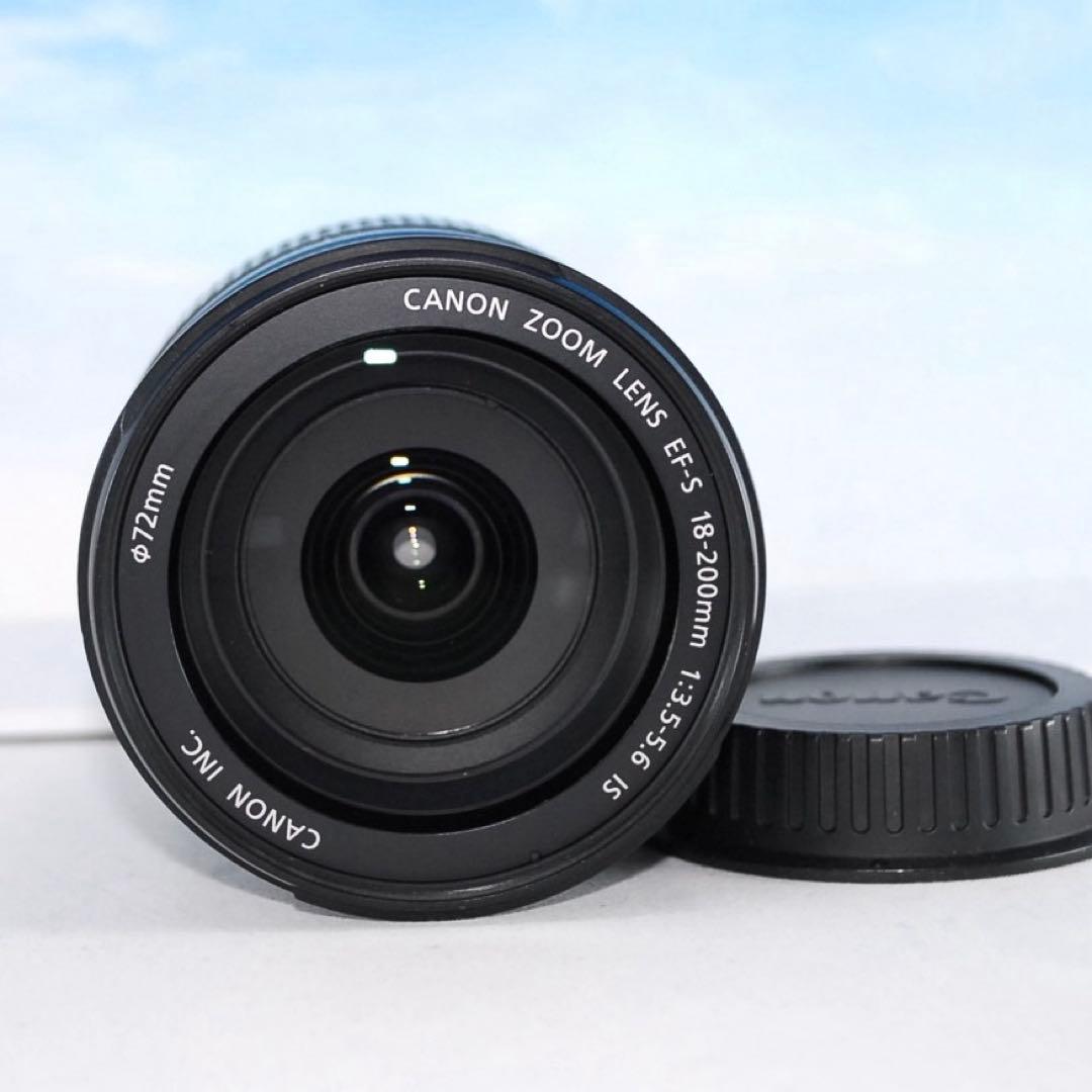 ❤️1本で持ち運び楽々❤️Canon EF-S 18-200mm IS 高倍率レンズ