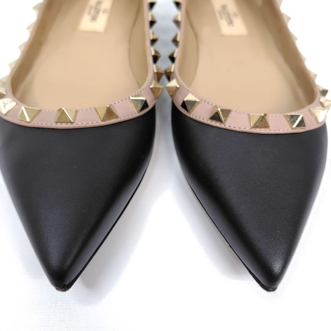 ★PHS様★バレンチノ フラットシューズ 35.5 スタッズ ポインテッド