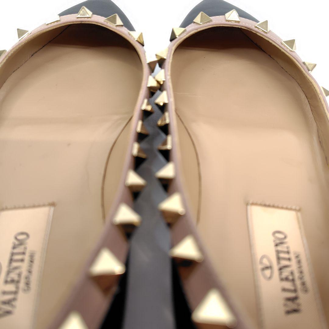 ★PHS様★バレンチノ フラットシューズ 35.5 スタッズ ポインテッド
