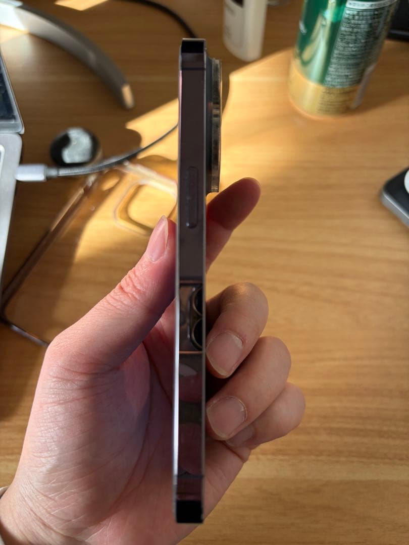 【美品】simフリー iPhone 14pro 256GB ディープパープル