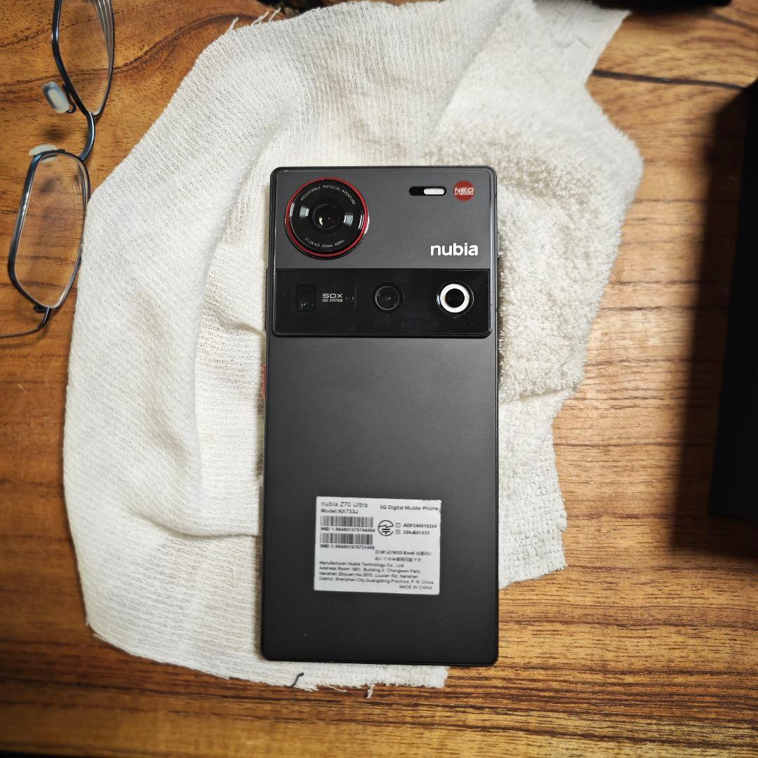 nubia z70 ultra スマホフォトグラファー付き