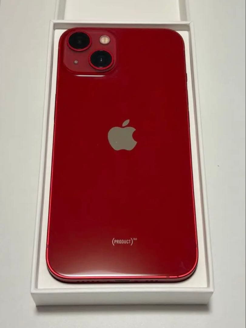 Apple iPhone 13 (PRODUCT)RED 128G 箱付き