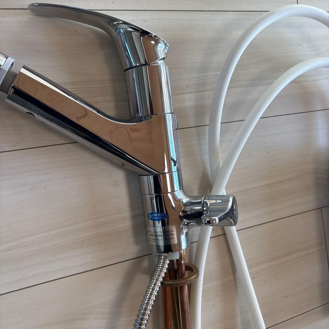 水洗金具　混合水栓　アクアホーム KMD-50 浄水器　新品未使用　最終価格