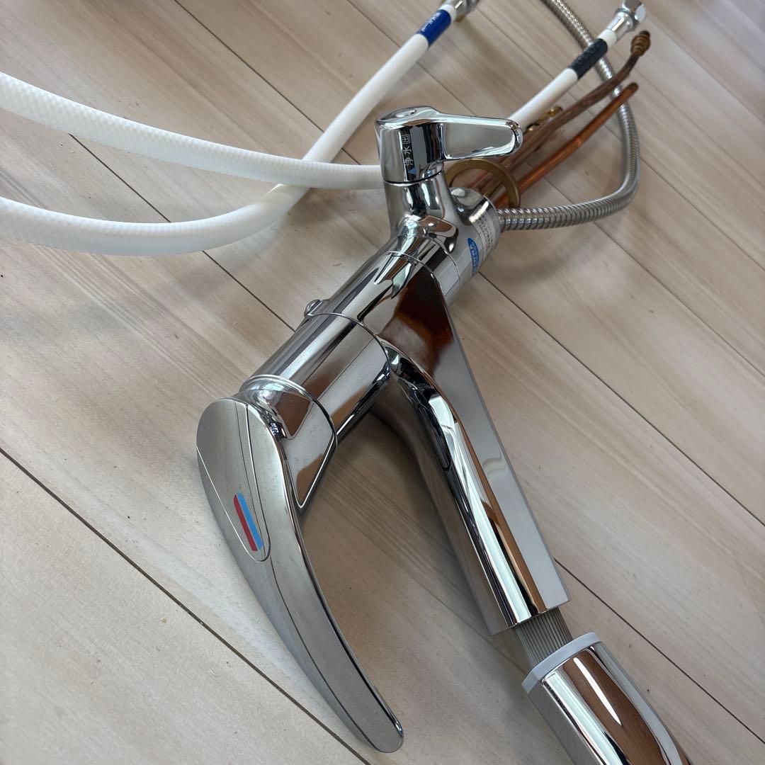 水洗金具　混合水栓　アクアホーム KMD-50 浄水器　新品未使用　最終価格