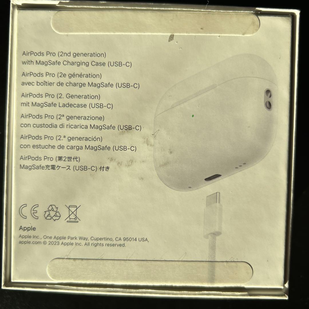 超美品AirPods Pro (第2世代) 本体　MTJV3J/A