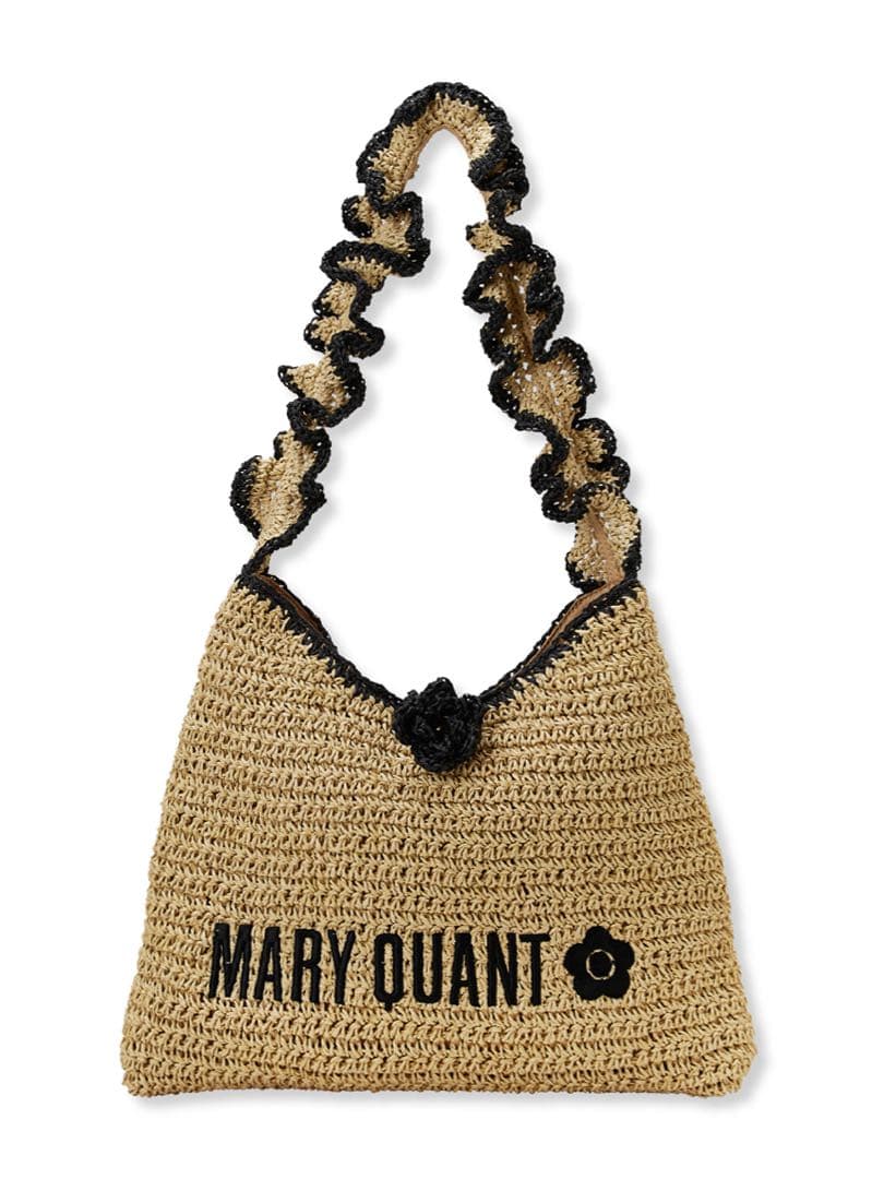 【LILY BROWN×MARY QUANT】ペーパー ラウンド フリル バッグ