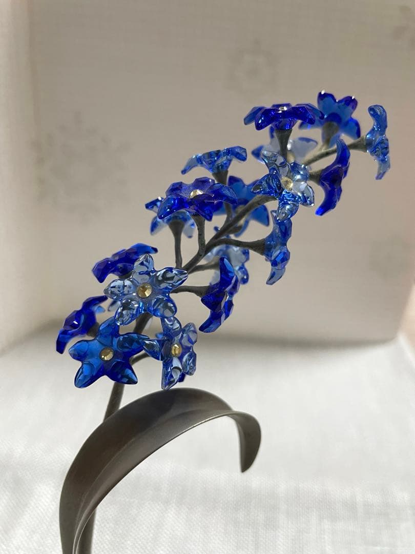 スワロフスキー クリスタル フラワー インテリア 置物