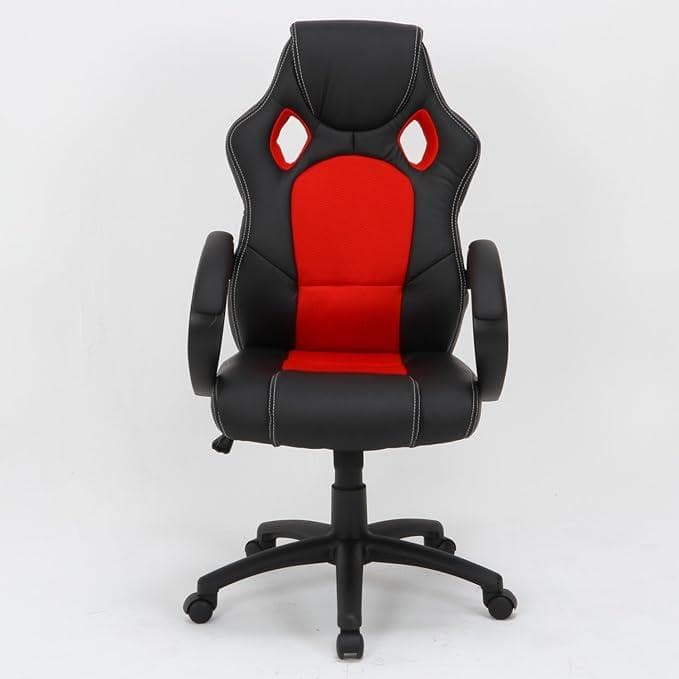 FJ DC RC　デスクチェア　ブラック＊ブルー　ワーキングチェア