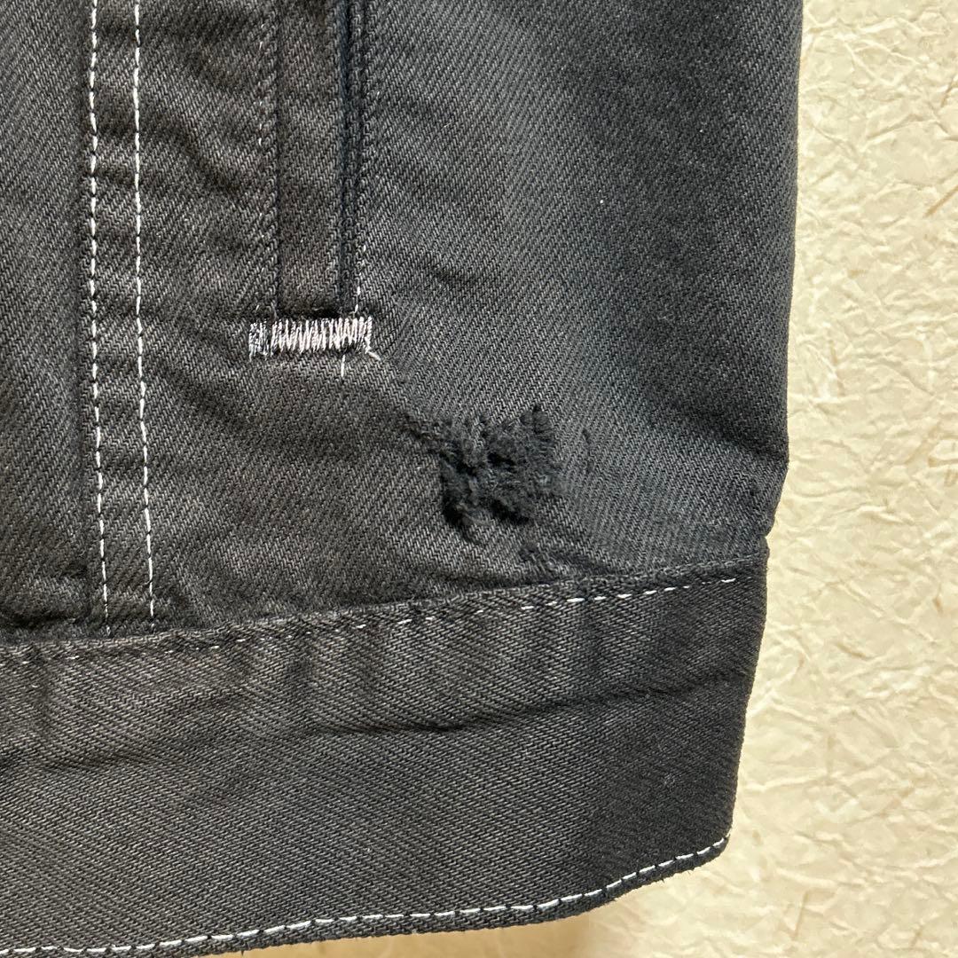 わ*こ様 Levi's USA製 デニム　ベスト　ブラック　後染め　70506