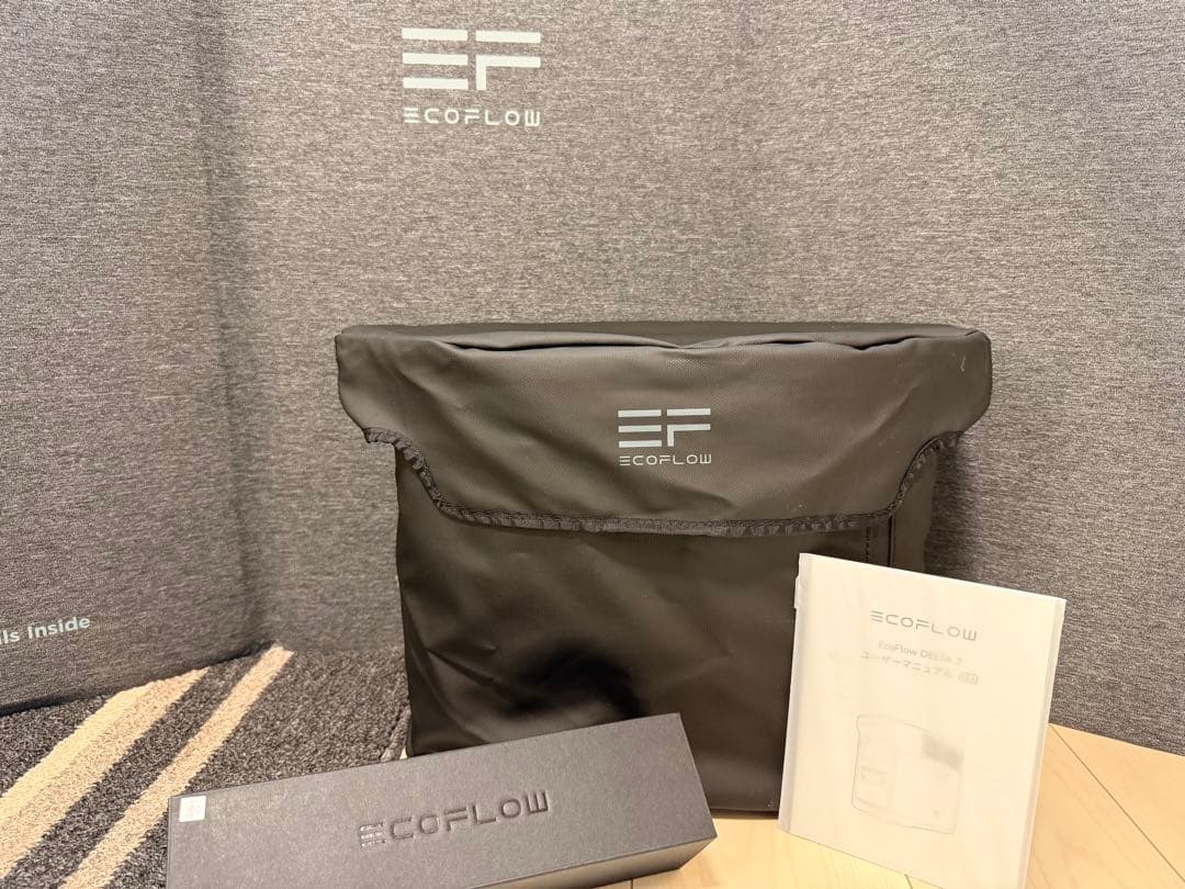 新品 EcoFlow DELTA 2 / 中古ソーラーパネル付き　セット