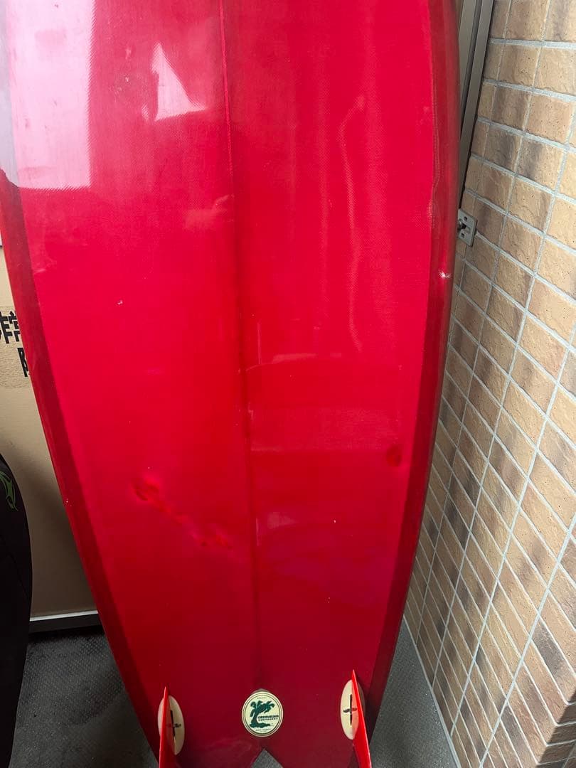 リッチパベル5'8\" レトロフィッシュ　ツインフィン