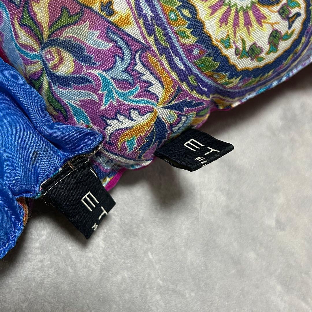 ETRO エトロ ミニ クッション ペイズリー柄 ペア 2個セット