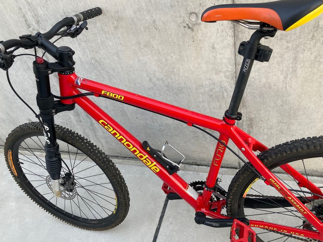 【美品希少】Viper Red Cannondale F800 Lefty