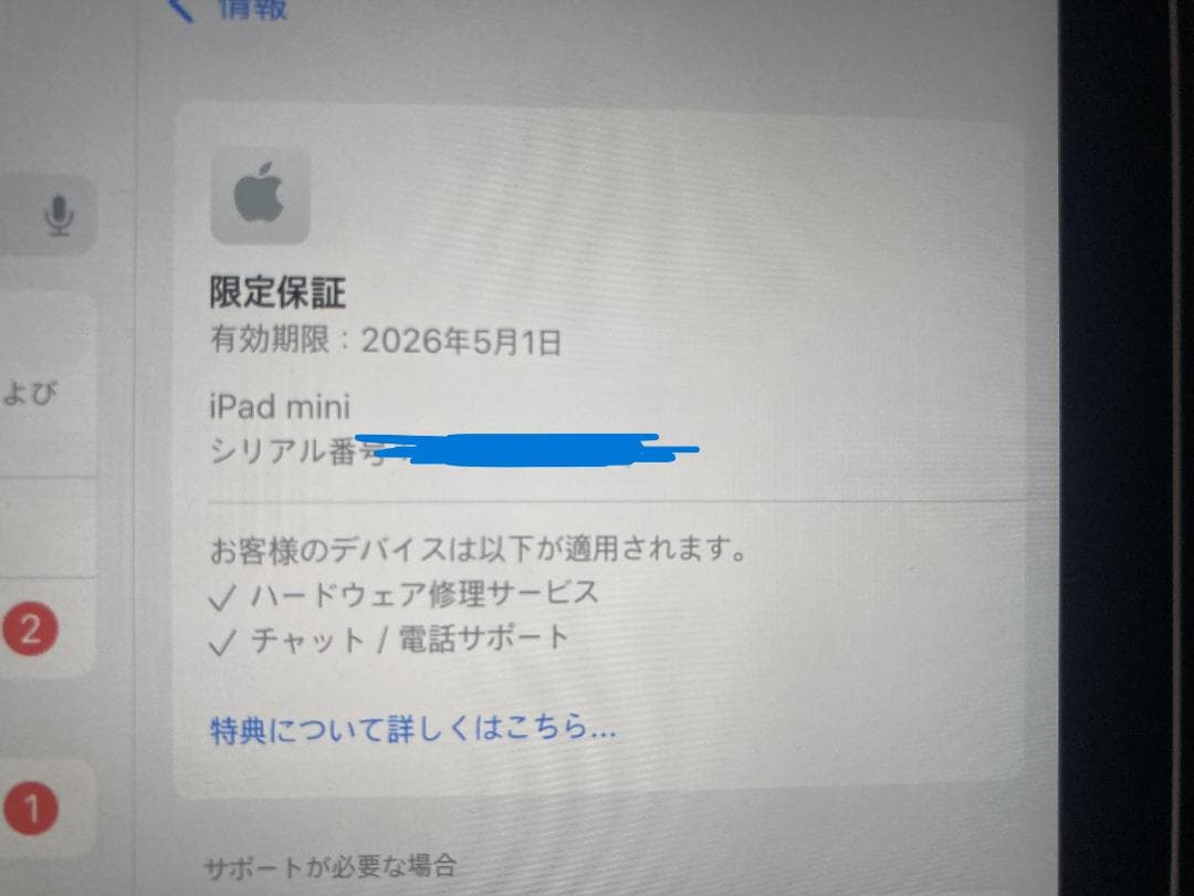 【充電回数:10回】iPad mini7世代