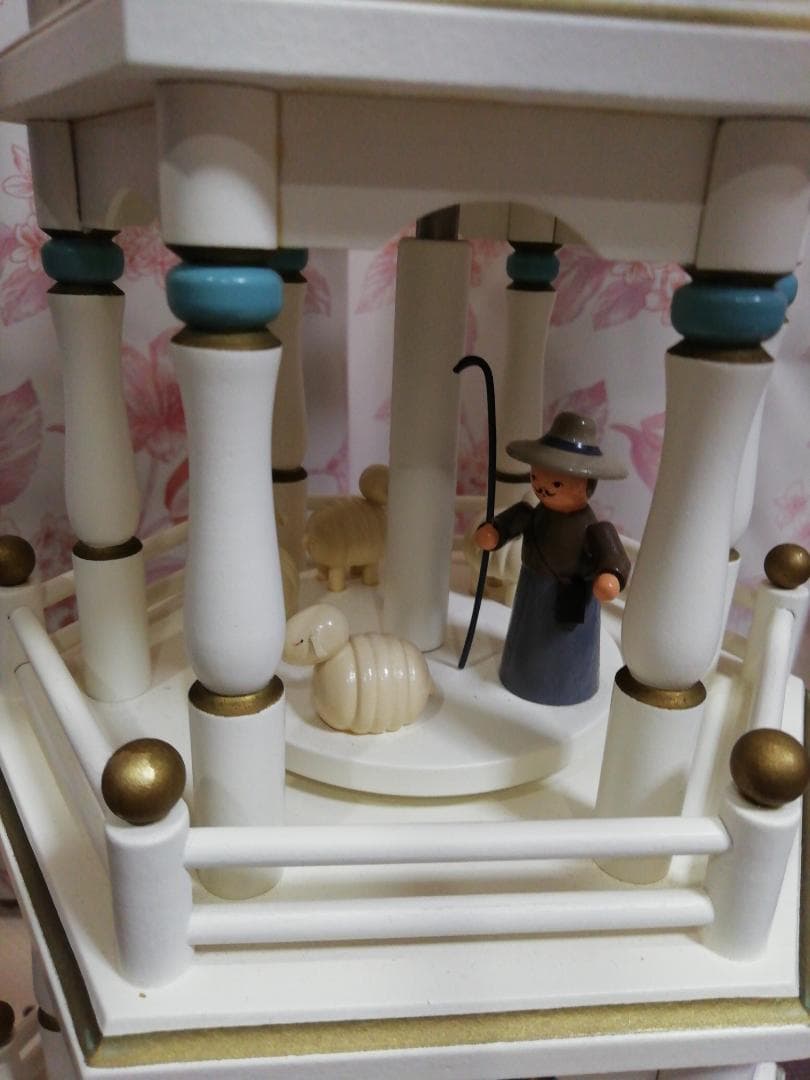 ケーテウォルファルト クリスマスピラミッド ドイツ 木製 4段 希少 ギミック