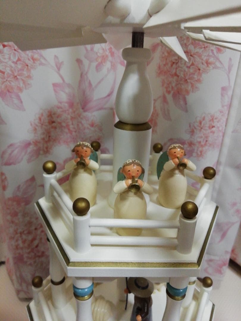 ケーテウォルファルト クリスマスピラミッド ドイツ 木製 4段 希少 ギミック