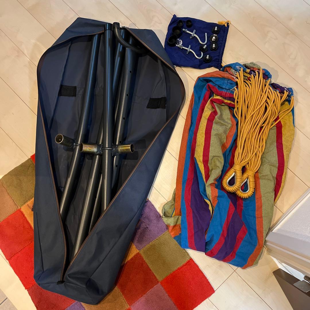 【室内使用のみ】ビブレ　ハンモック 自立式 VIVERE 収納ケース付き