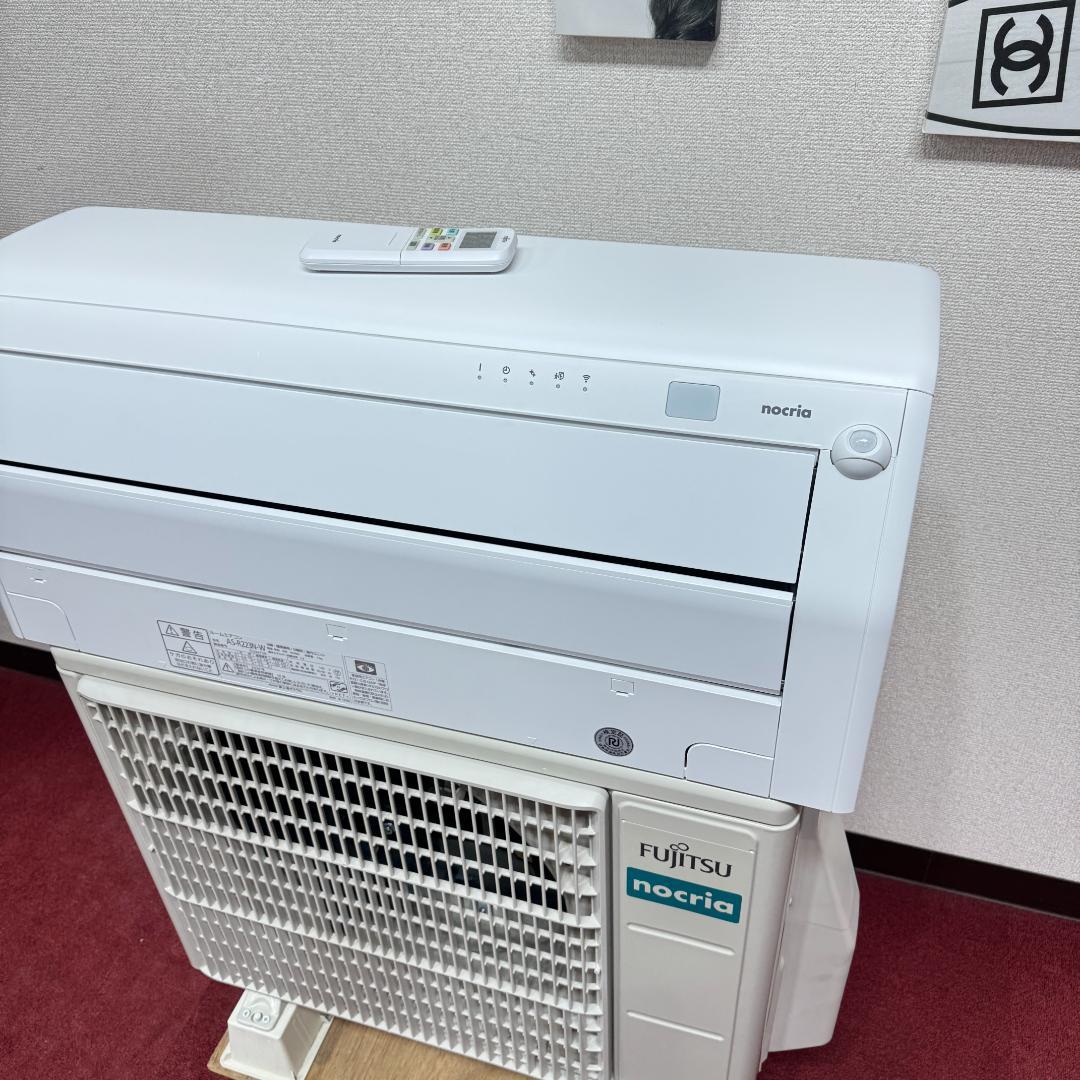 東京23区配送無料　美品富士通2.2kw　2024年製　6畳用　洗浄/除菌済み