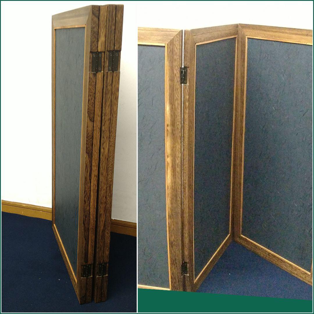 A410 焼桐 五月屏風 28号貴峰 二曲一双未使用専用紙箱入り