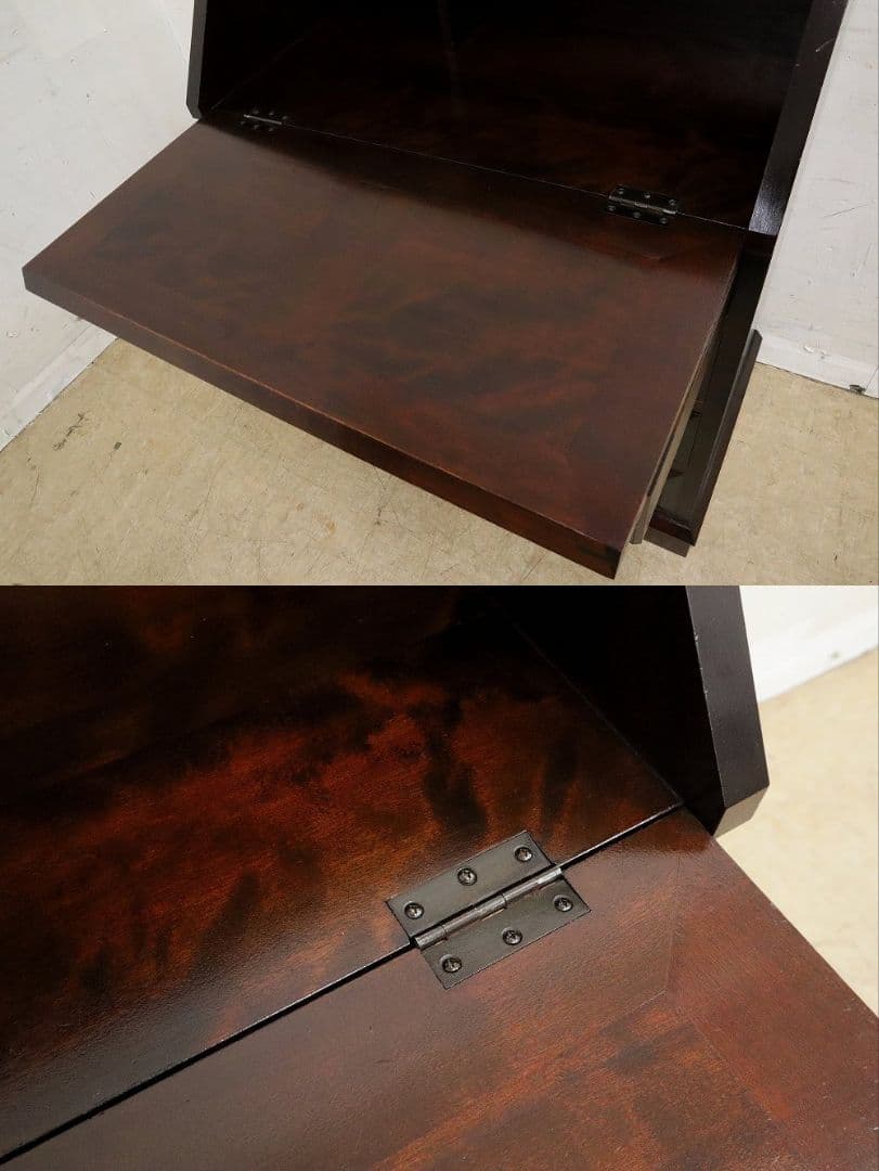 achibana【松本民芸家具】T型 ライティングビューローデスク机