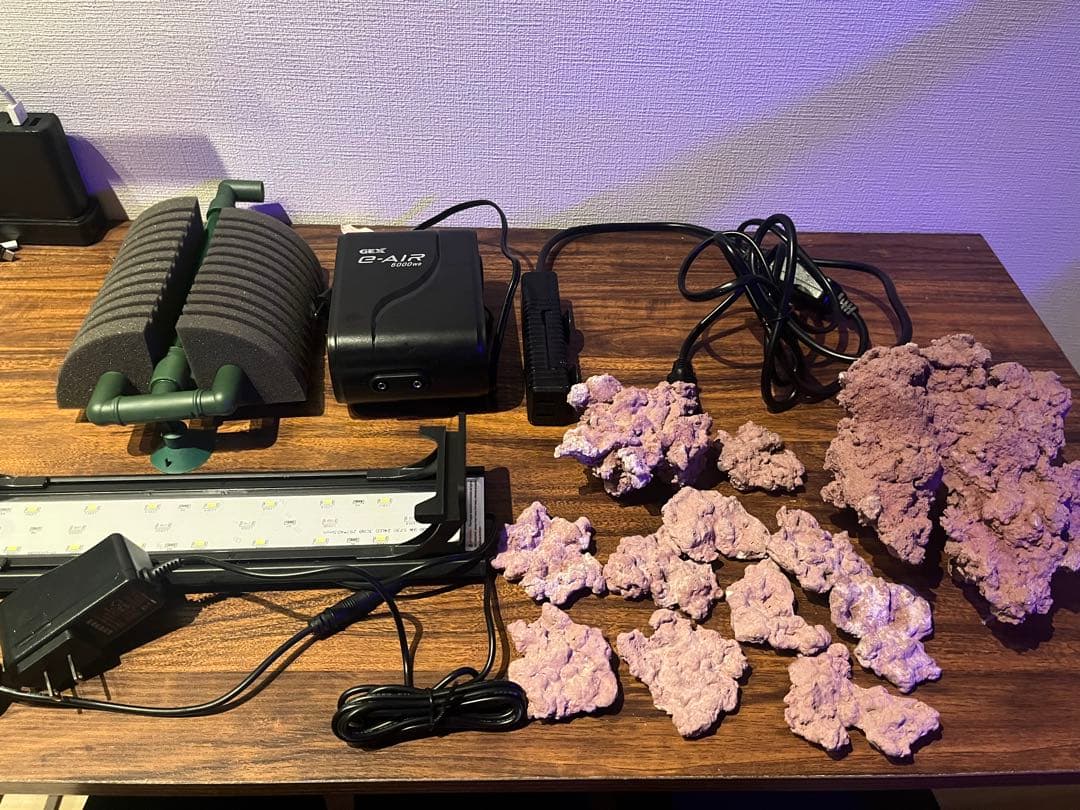 ガラス水槽　ライブロック　川口市引き取り限定