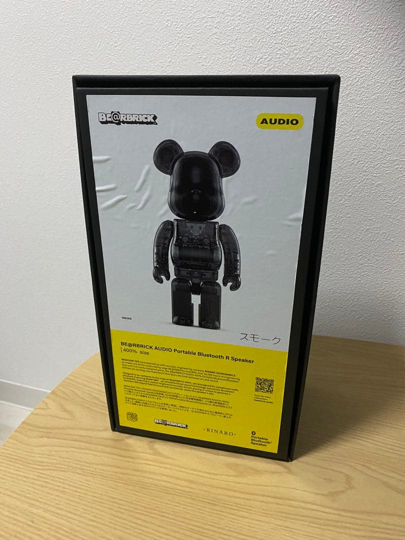 BE@RBRICK オーディオ　400% クリア　ベアブリック