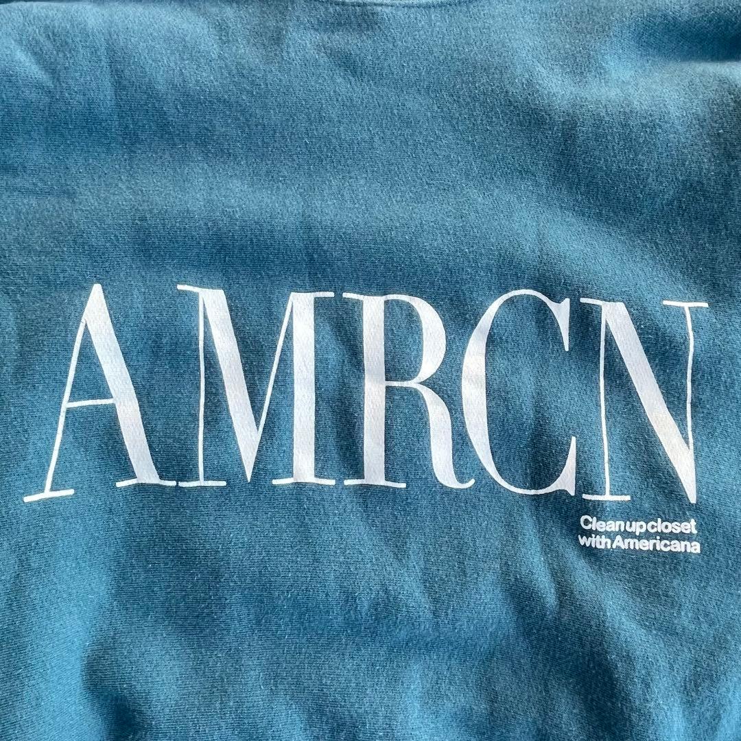 AMERICANA AMRCN ロゴスウェット　アパルトモン　フリー