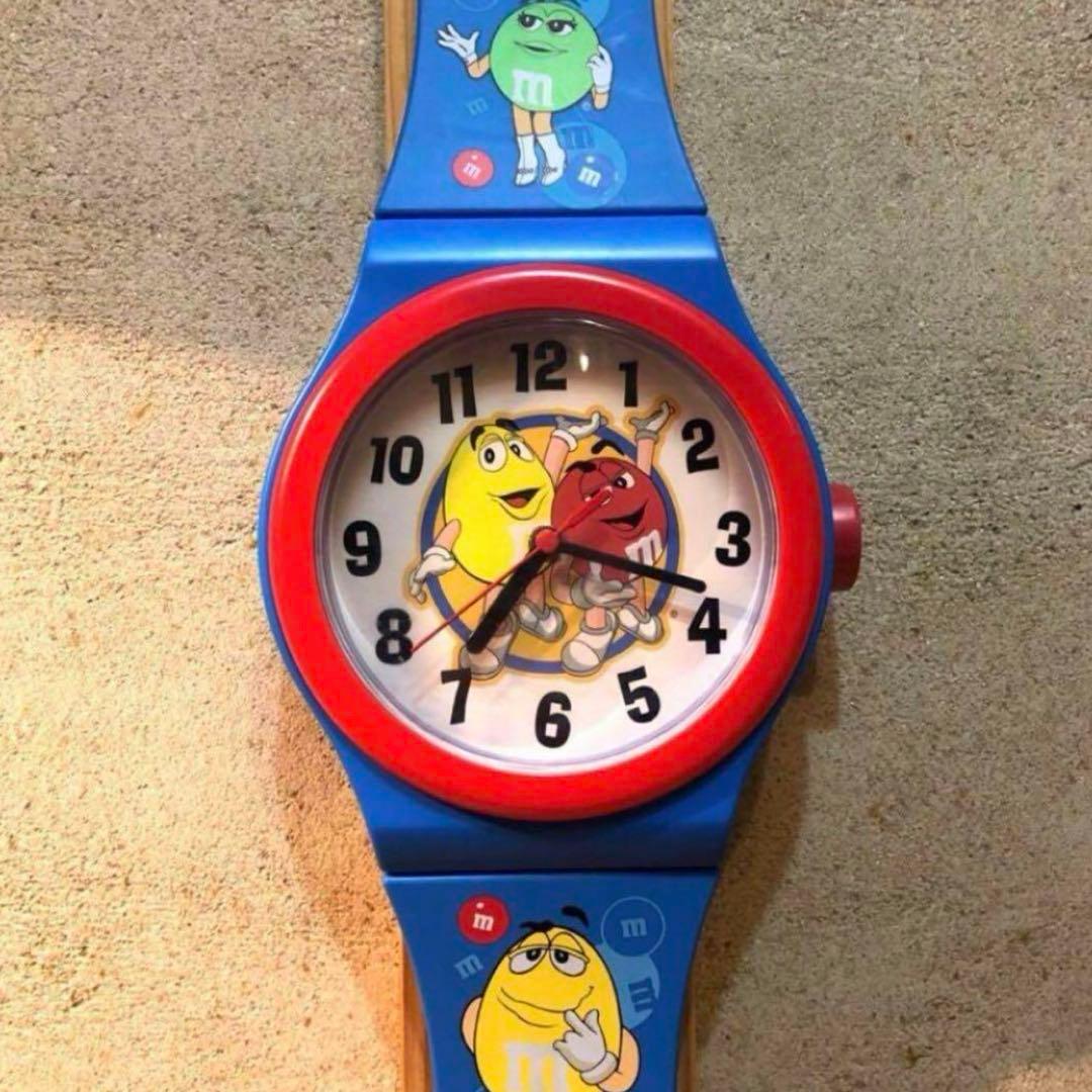 エムアンドエムズ　クロック　時計　アメトイ　ディスプレイ　サイン　M&Ms