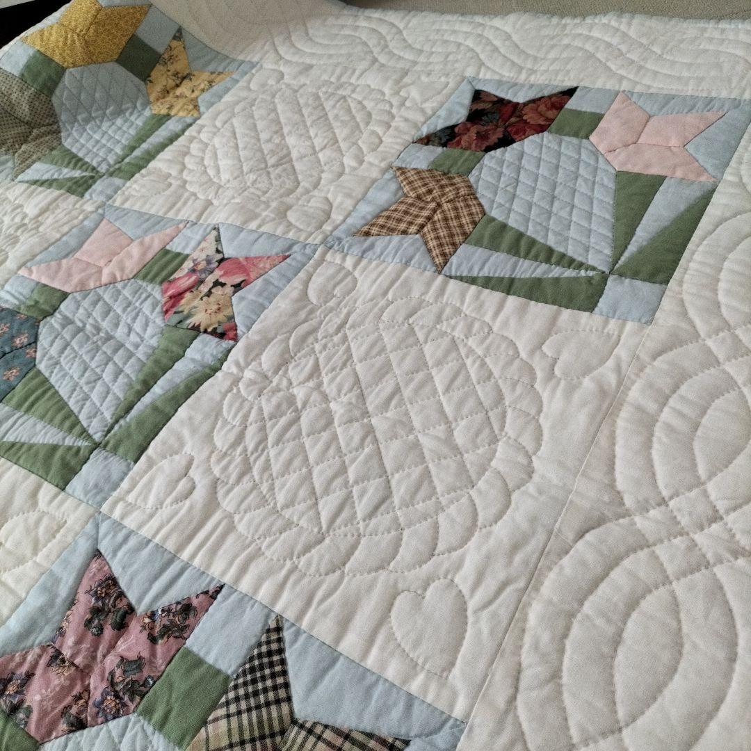 パッチワークタペストリー★ ハンドメイド★キルティング★ベビーキルト★キルト