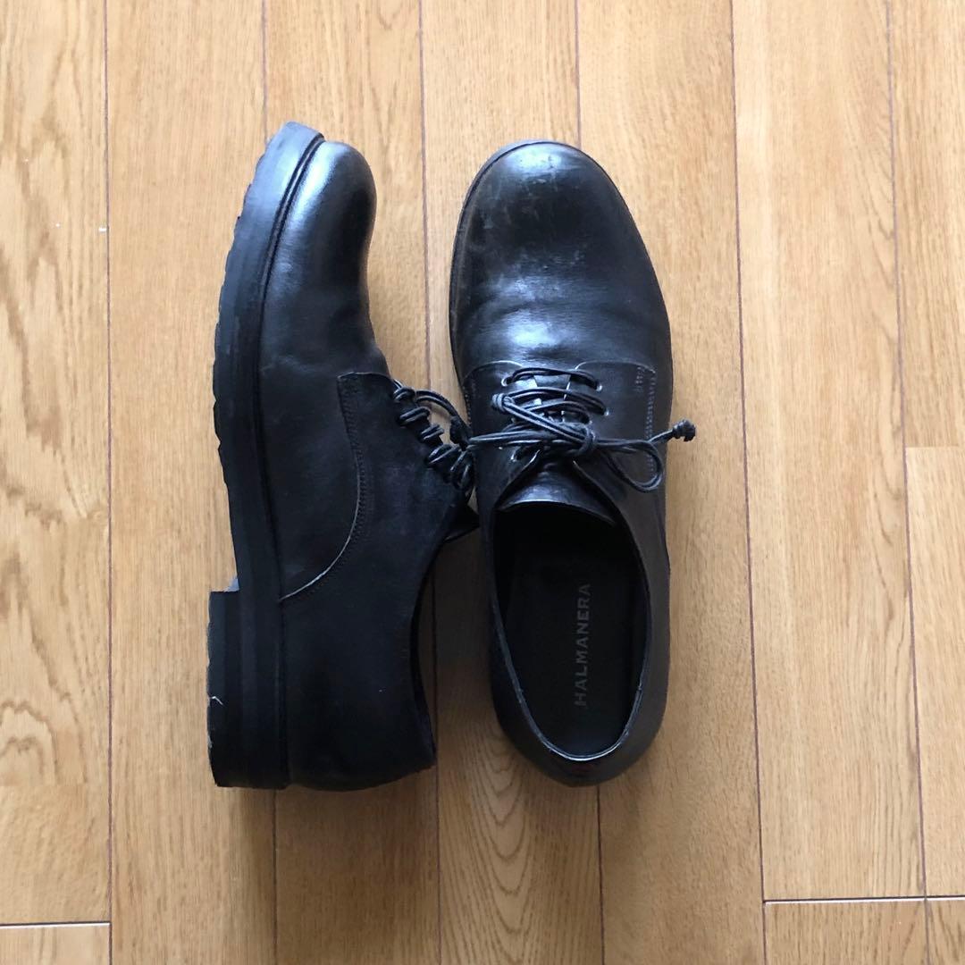 6.5万 HALMANERA 希少メンズ レザーシューズ 靴