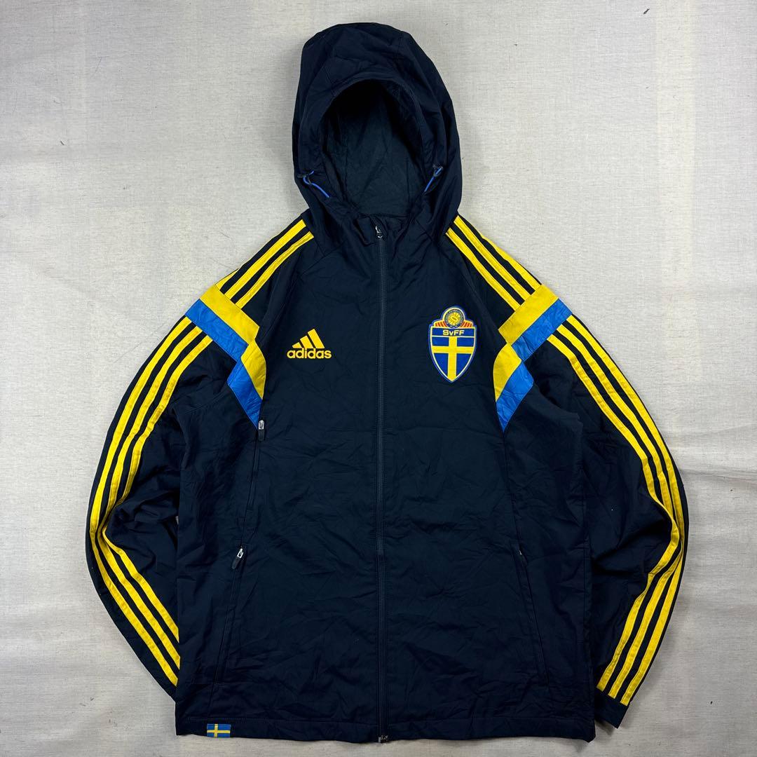 12-13 adidas スウェーデン代表 ナイロンジャケット サッカー O