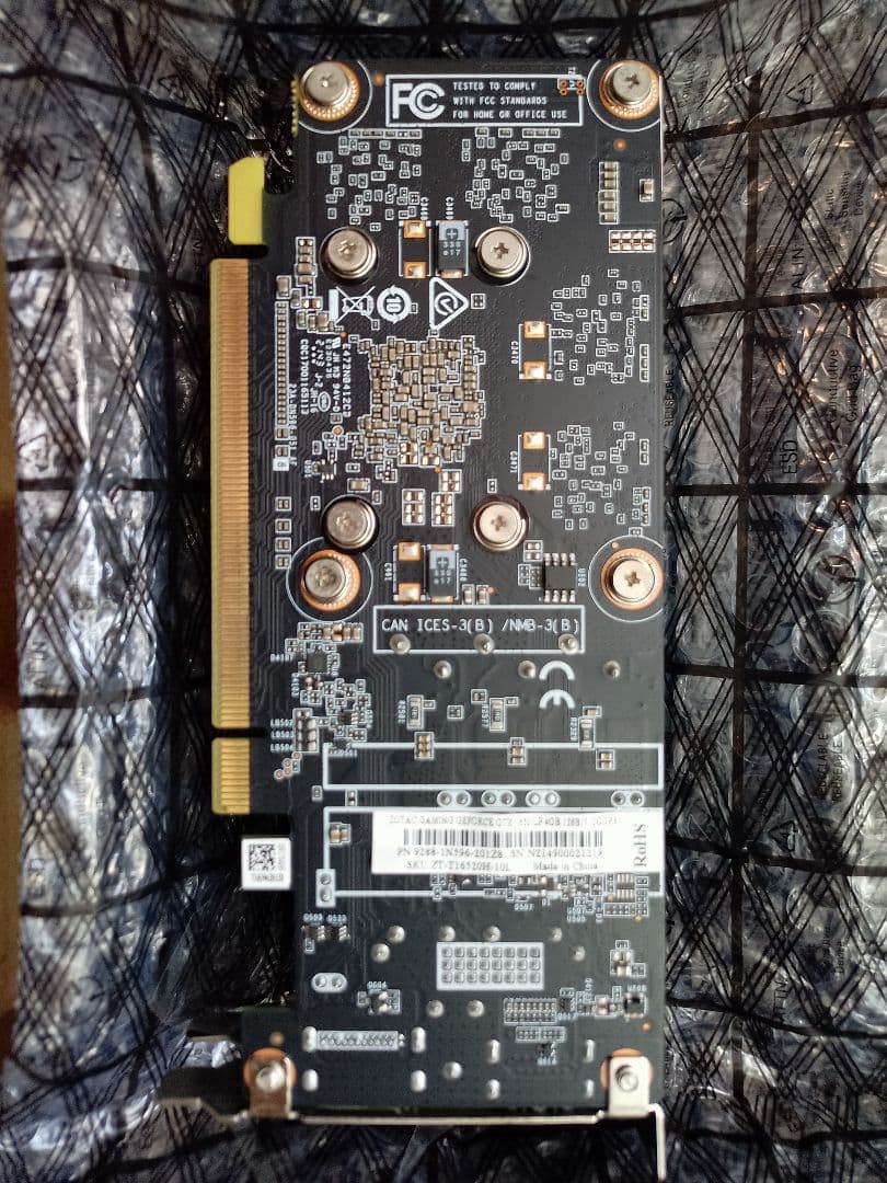 ZOTAC GEFORCE GTX1650 LP GDDR6 グラフィックボード