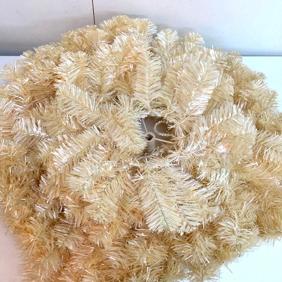 A706-6 Francfranc クリスマスツリー クリーム180cm