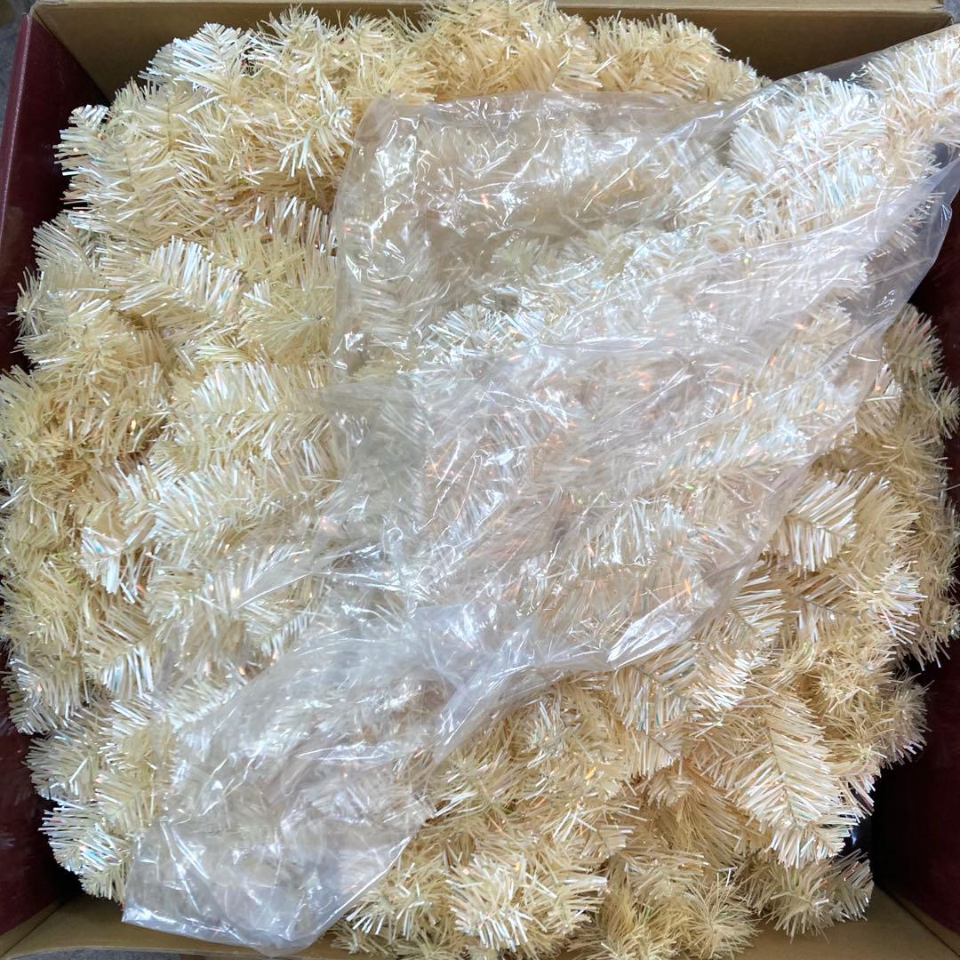 A706-6 Francfranc クリスマスツリー クリーム180cm