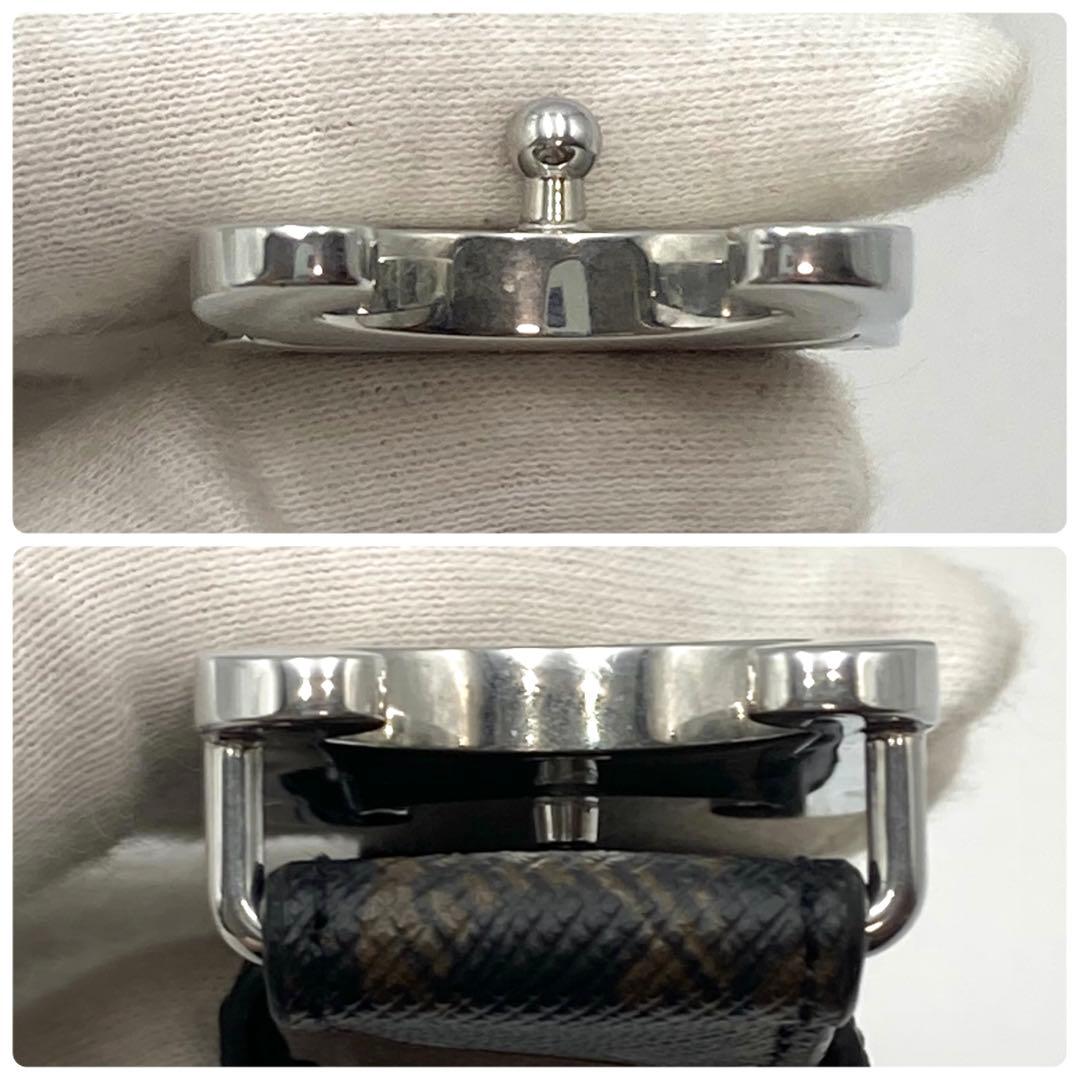 美品✨ CELINE トリオンフ ベルト 80 黒系 マカダム総柄 モノグラム