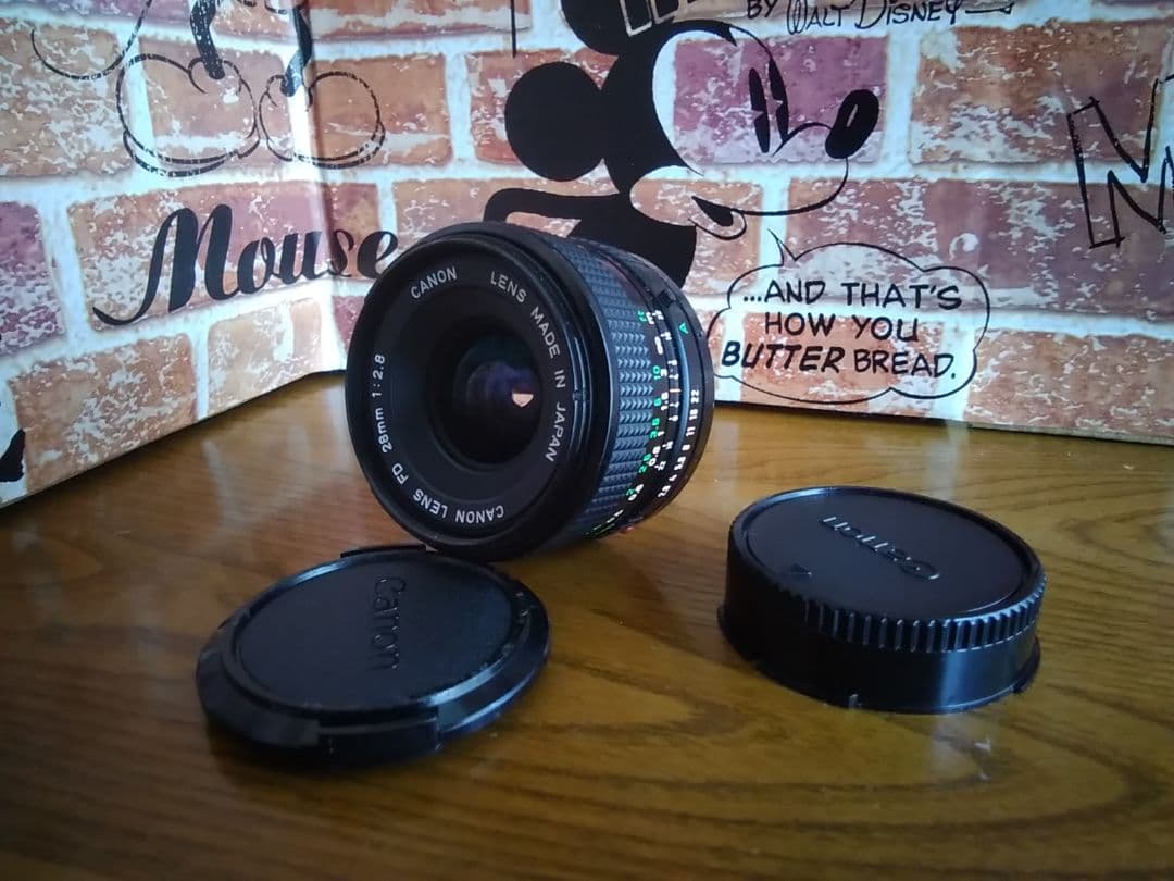 キヤノンnew F-1+ FD28mm 1:2.8 マニュアルフォーカス一眼レフ
