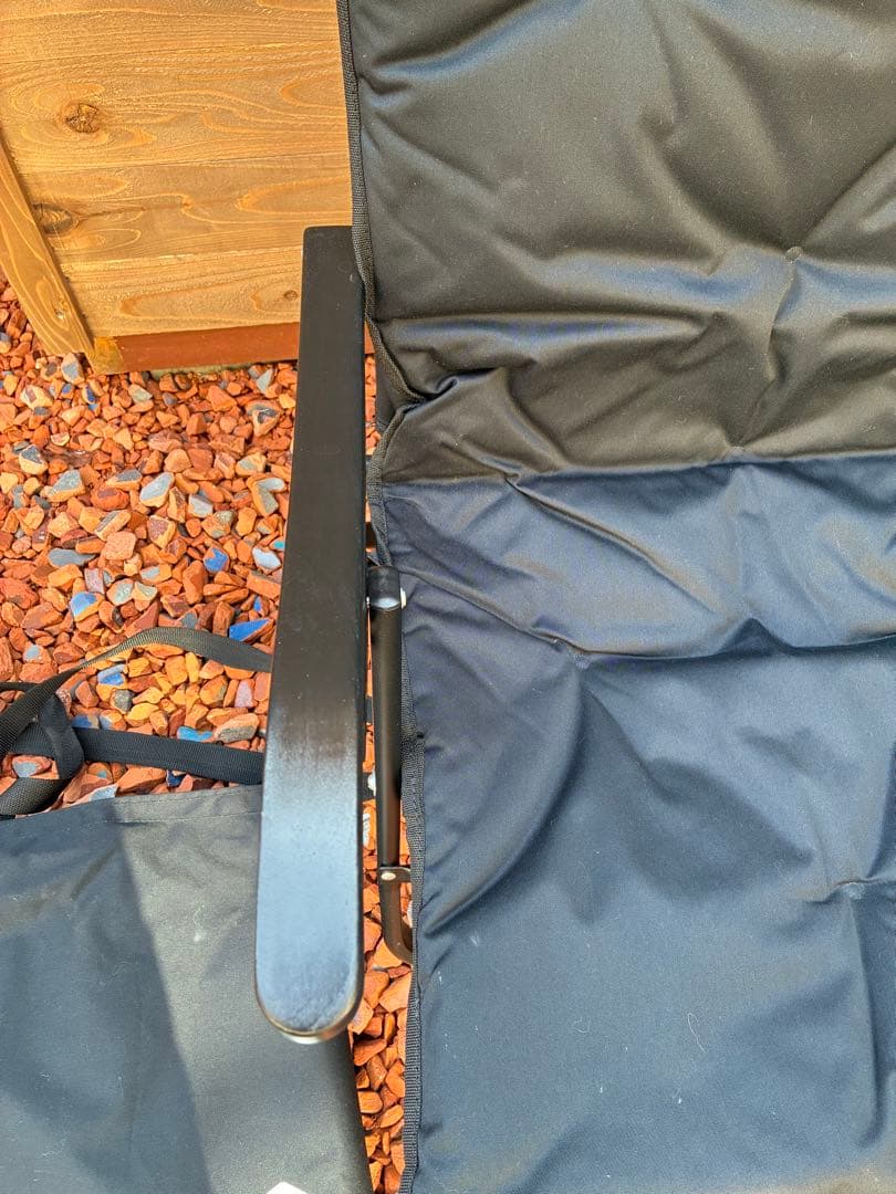 UJack ユージャック　難燃 リクライニング ローチェア　ブラック