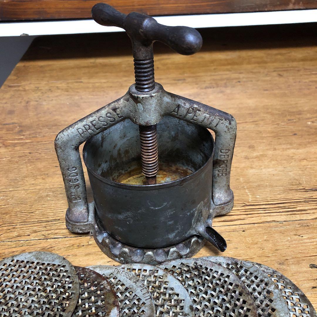 イギリスアンティーク☆オレンジ絞り☆卓上ジューサー