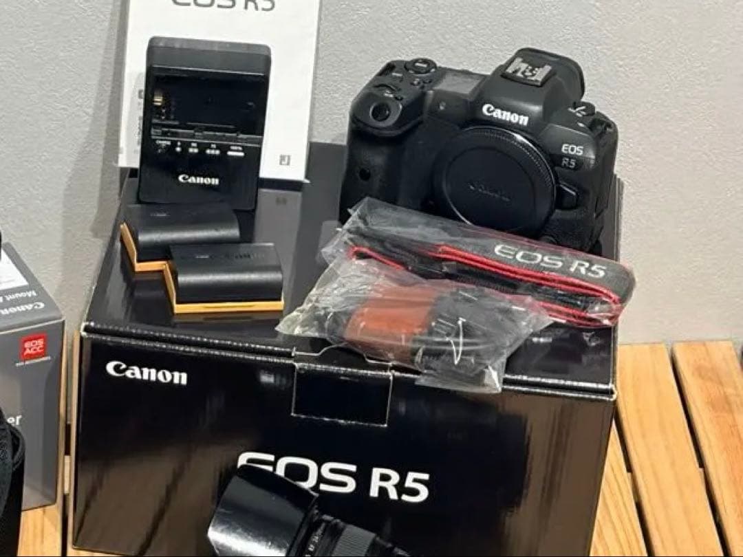 【美品】Canon EOS R5 ボディのみ 付属品完備