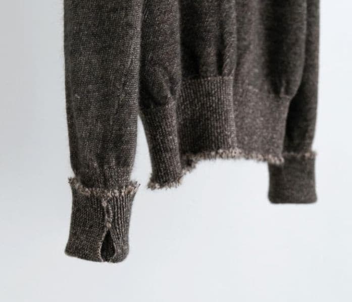 せ*い様 MAATEE&SONS ブラックアルパカ ひょっとこP/O SWEAT