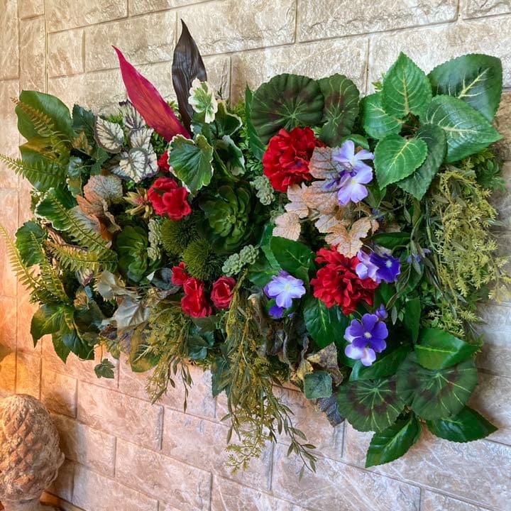 光触媒　人工観葉植物　ウォールグリーン　造花　インテリア　サンプル集6666