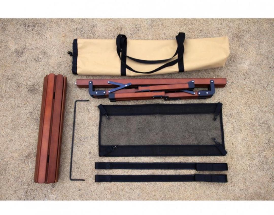 アルペンアウトドア ウッドロールテーブル96 天然木新品未使用定価19,990円