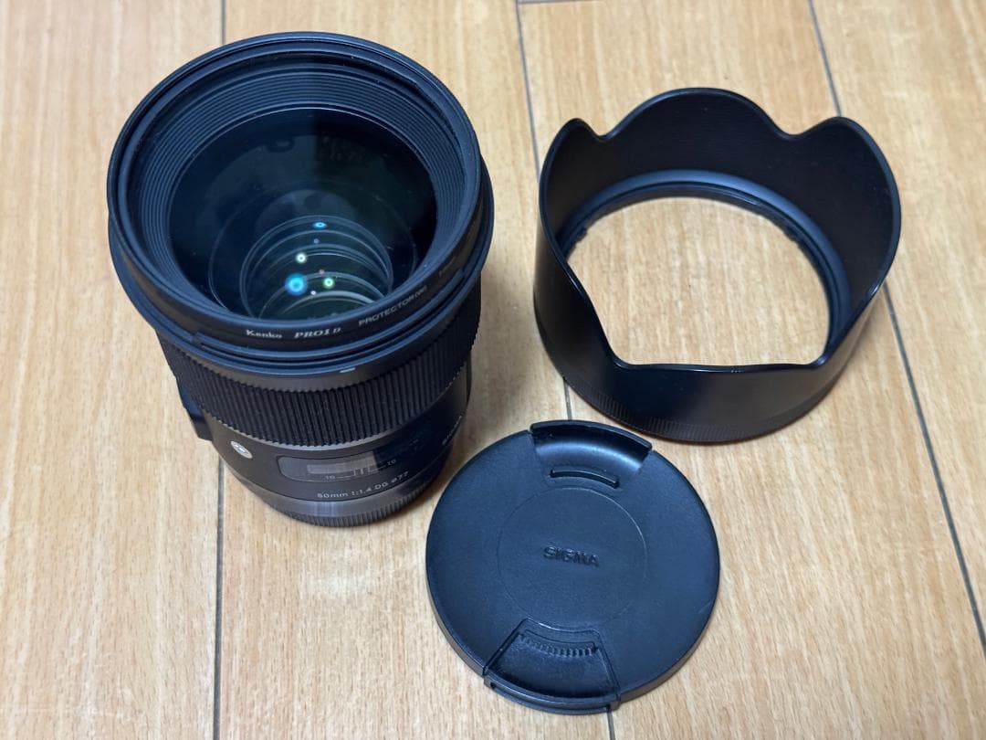 【美品】SIGMA 50mm F1.4 DG Art レンズ キャノン用