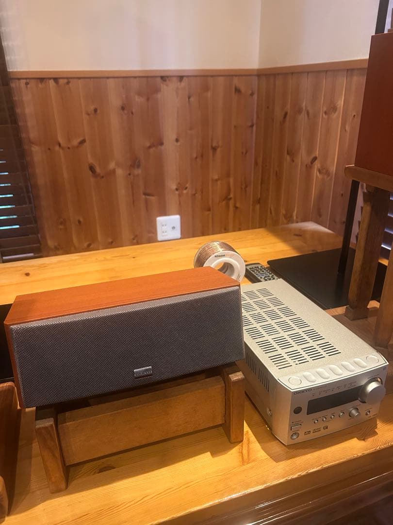 BASE-V15X 5.1chと AS-75Hと ハンドメイドスピーカースタンド