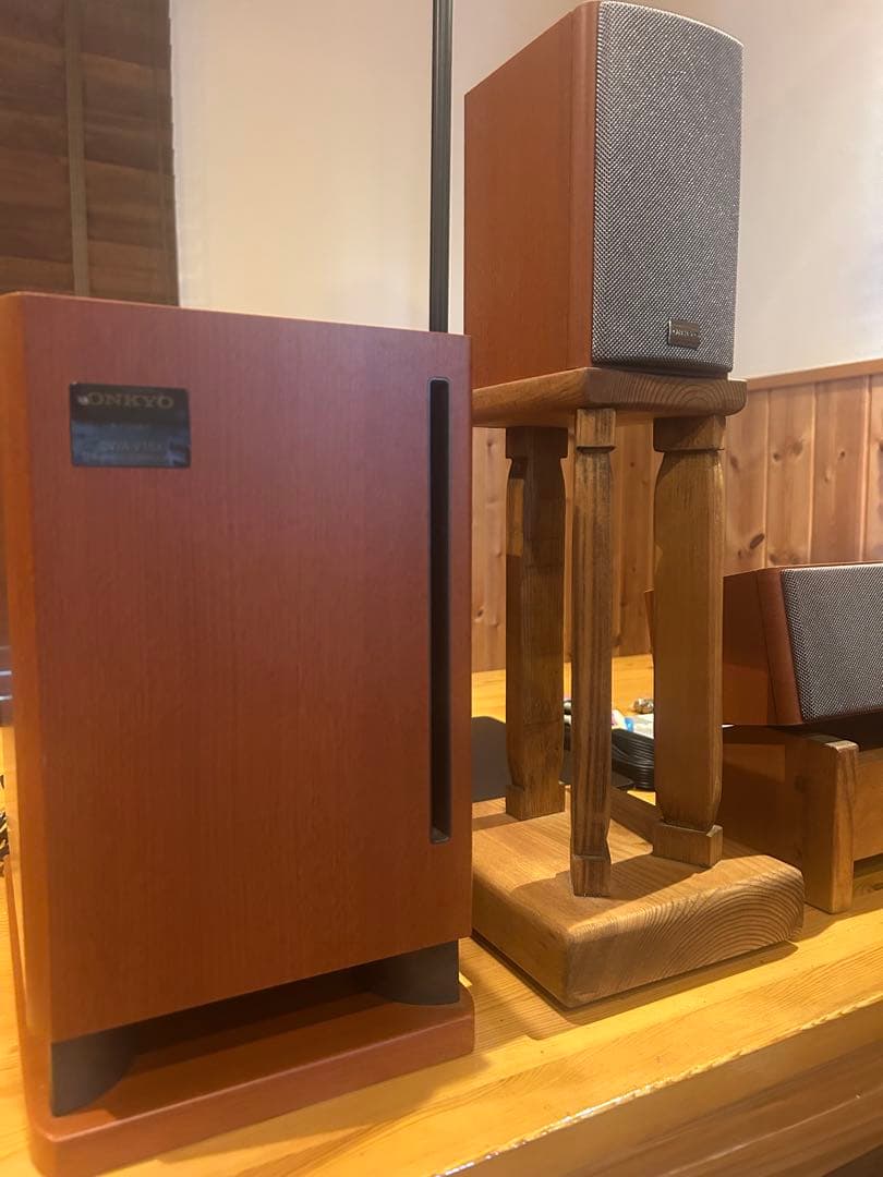 BASE-V15X 5.1chと AS-75Hと ハンドメイドスピーカースタンド