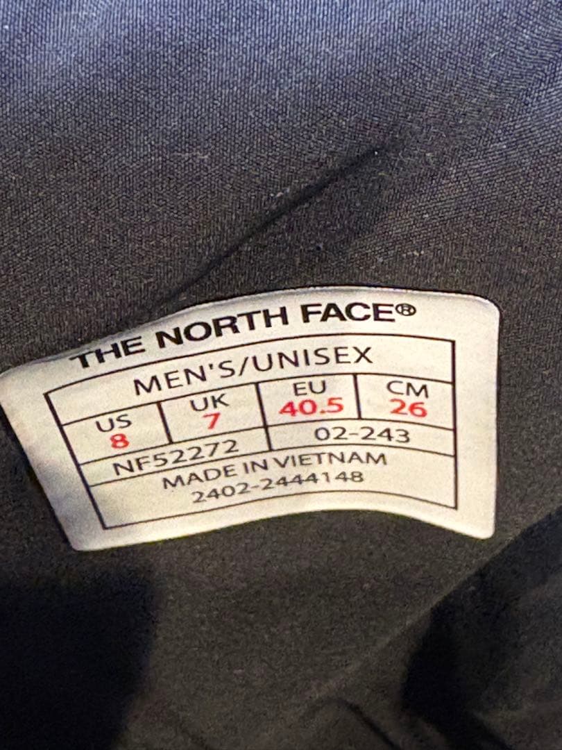 ノースフェイス ヌプシ ブーティ ウォータープルーフ VII 黒 26cm